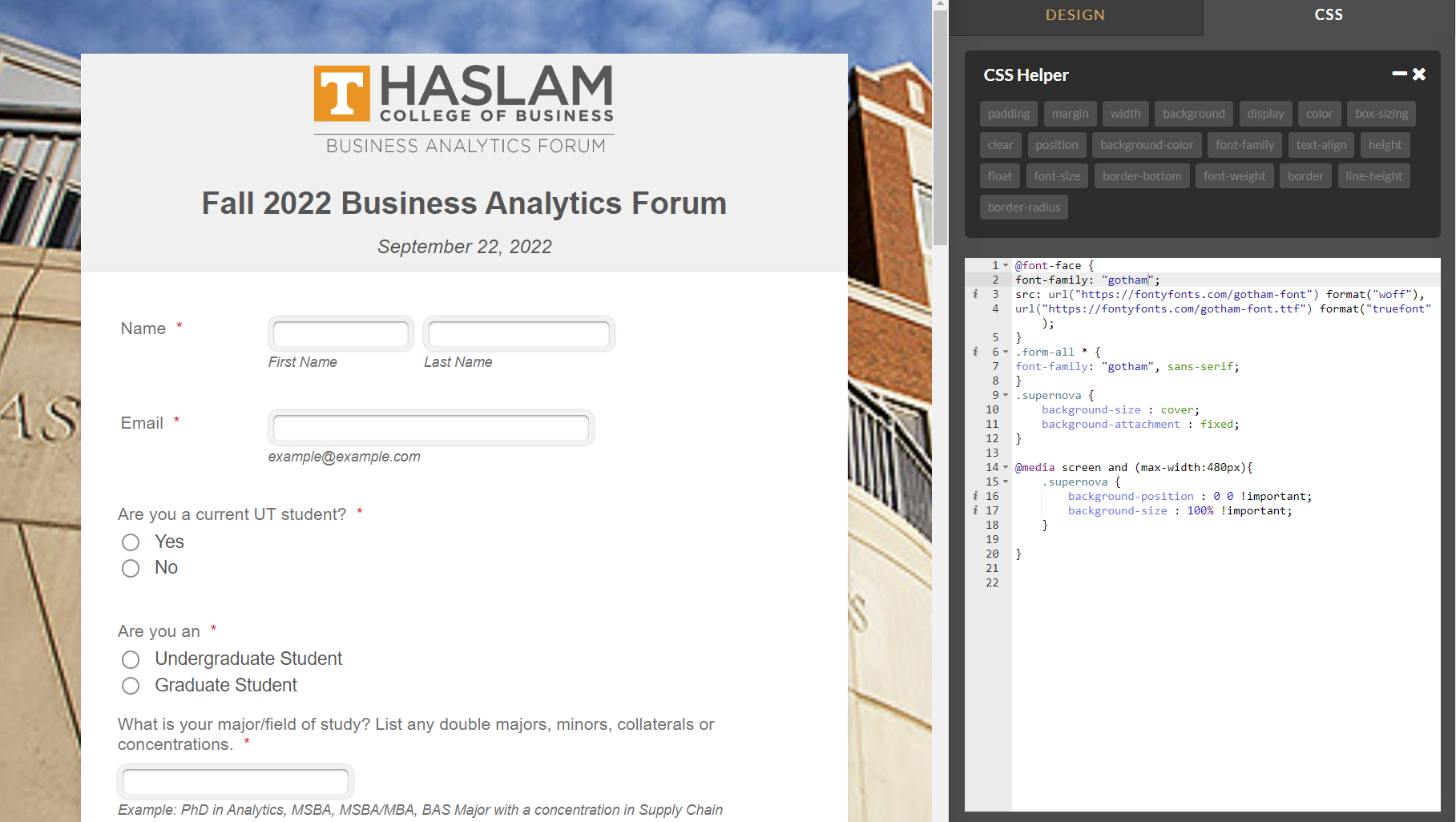 How to change my custom font everywhere